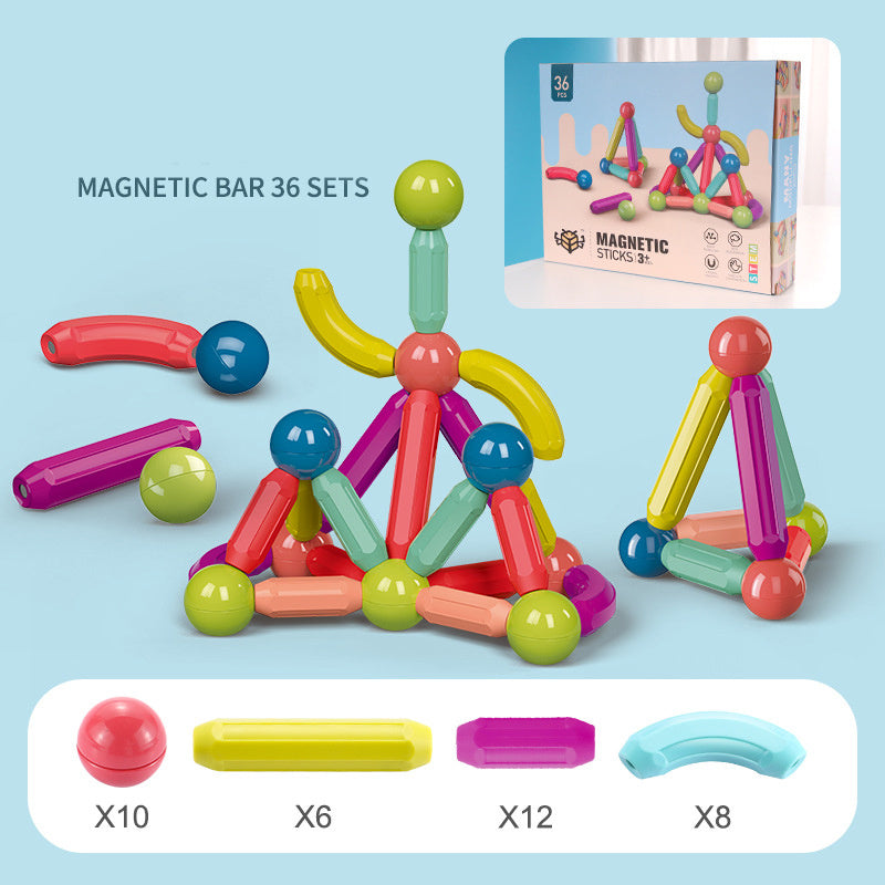 Baby Toys Magnetic Stick Building Blocks Game Magnets