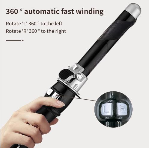 LCD Temperature-Controlled Automatic Hair Curler