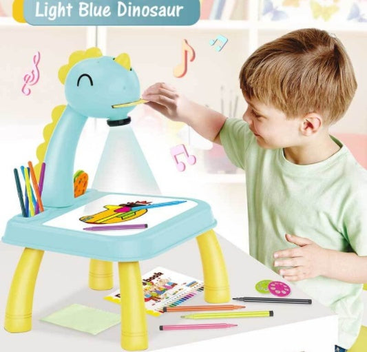 Led Projector Art Drawing Table Toy Children Painting Board Desk Arts and Crafts Projection Educational Learning Gifts Toys