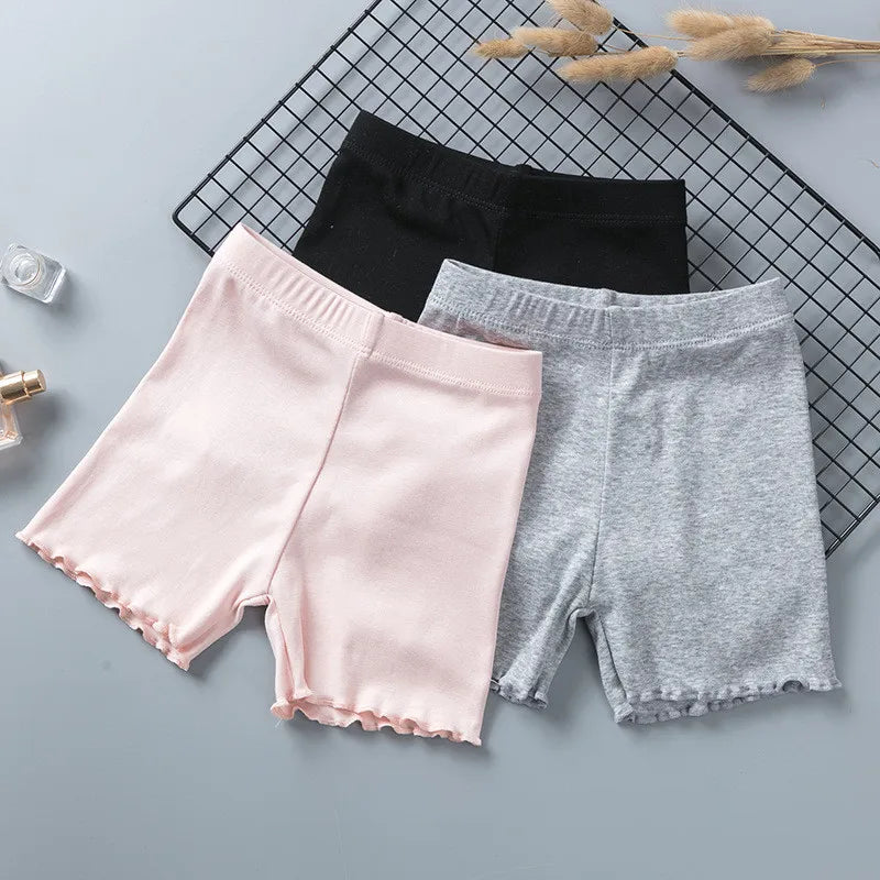 Girls Cotton Safety Shorts