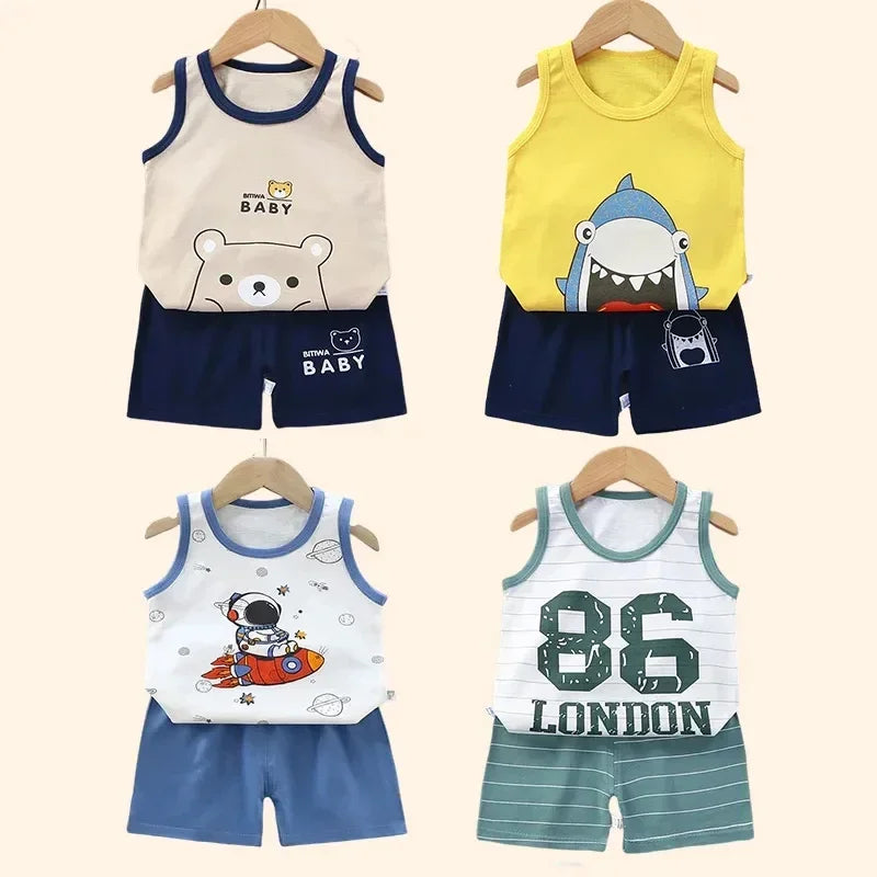 Kids Summer Vest Set