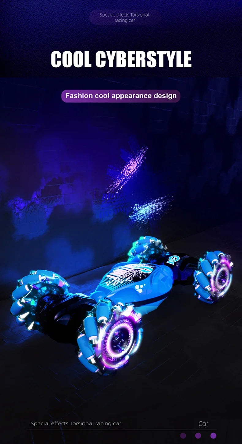 Stunt RC Climbing Car With LED Light Gesture