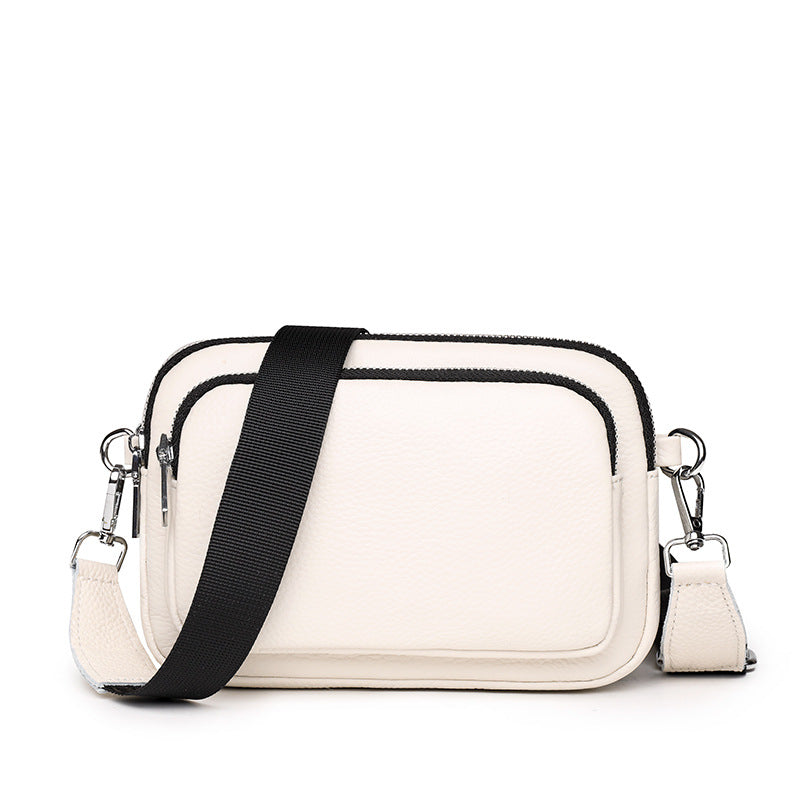 Trendy Fashion Multi-layer Leather Handbag