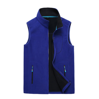 Outdoor Fleece Vest Couple Style Outerwear Jacket For Women