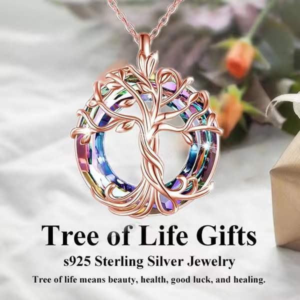 Fashion Tree Of Life Necklace Jewelry Pendant Personality Simple Hollow