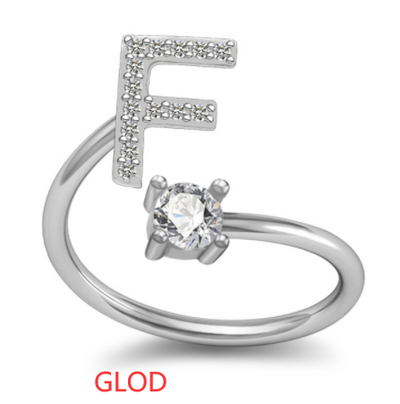 26 Letter English Rings Jewelry